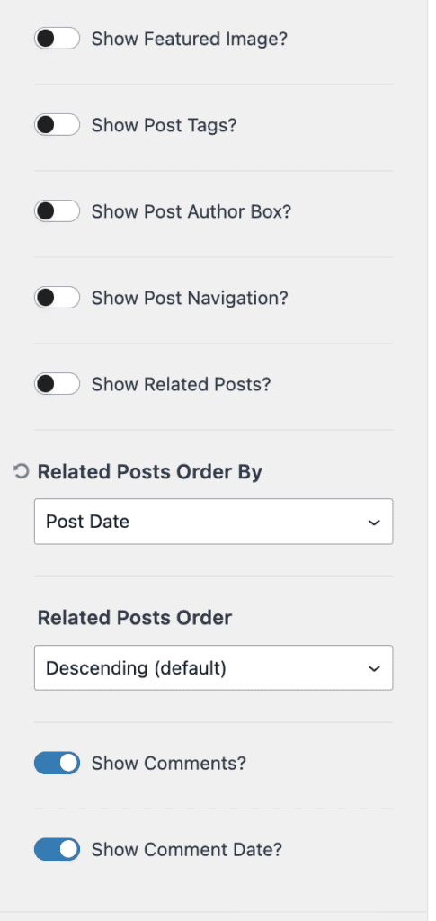 Kadence Single Post Layout - Content Style (part 2)